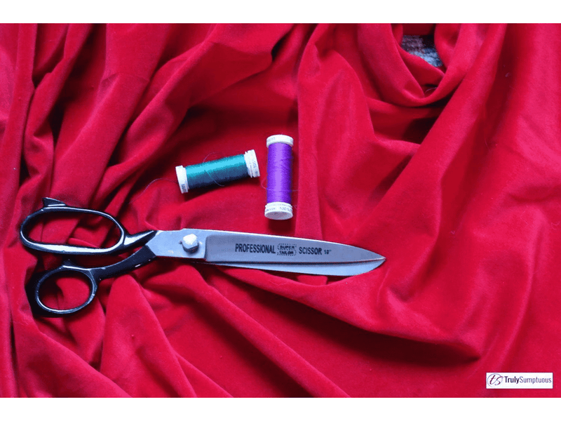 BARBADOS CHERRY RED - Cotton Dressmaking Velvet / Velveteen Fabric - Lightweight by Truly Sumptuous - Ralston Fabrics