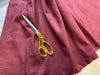 BURGUNDY Colour Cotton Corduroy Fabric 8 Wale - 150cm - 300gsm
