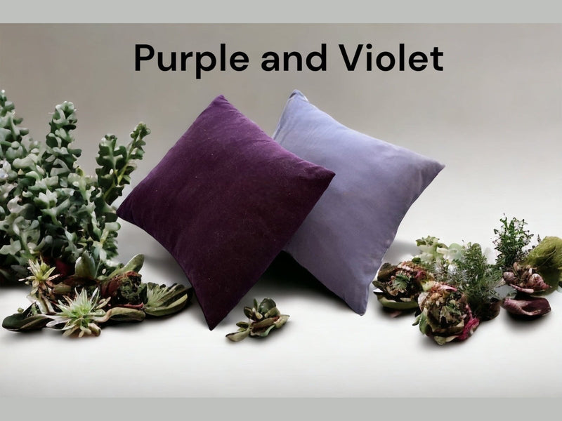 PURPLE - Cotton Dressmaking Velvet / Velveteen Fabric - Lightweight