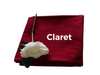 CLARET - Cotton Dressmaking Velvet / Velveteen Fabric FOR Crafting, Clothing, Bags & Gurtains - Lightweight