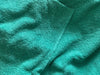 Aqua Green - Pure Cotton Thick LUXURY TOWELLING Fabric - 400 gsm - Greeny Jade Bluey