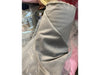 Light Grey Colour Cotton Needlecord Fabric 18 Wale - 146 cms - CLEARANCE