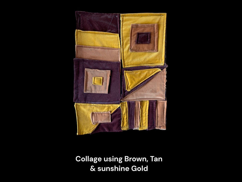 Sunshine Gold Coloured Velvet Material for Dress Making Skirt Clothes Crafts& Cushions - Mustard Yellow