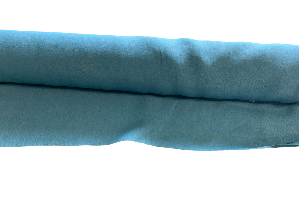 BLUE Luxury Pure Linen Fabric - Superior Quality CLEARANCE price bargain bucket Copy
