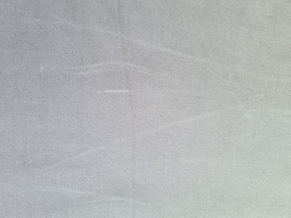 SILVER GREY - Cotton Dressmaking Velvet / Velveteen Fabric - Lightweight for Crafts, cClothing and Soft Toys