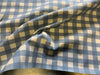 CLEARANCE: Check - Blue and White Cotton Half Panama Fabric 1” Squares - Ralston Fabrics