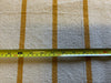 MUSTARD YELLOW STRIPE Heavy Hopsack Furnishing Upholstery Fabric Stripey Bag