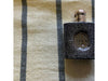 CHARCOAL GREY STRIPE - Heavy Hopsack Furnishing / Upholstery Fabric  - pure Cotton- 160 cms - 600gsm - Ralston Fabrics