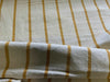 MUSTARD YELLOW STRIPE - Heavy Hopsack Furnishing / Upholstery Fabric -  Stripey Furnishing / Bag Fabric - Ralston Fabrics