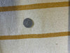 MUSTARD YELLOW STRIPE - Heavy Hopsack Furnishing / Upholstery Fabric -  Stripey Furnishing / Bag Fabric - Ralston Fabrics