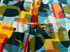 SEVENTIES PATTERN - Light Weight Furnishing Cotton Fabric - Cushions, Curtains, Covers etc - Ralston Fabrics