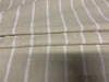 WHITE STRIPE - Heavy Hopsack Furnishing / Upholstery Fabric - Pure Cotton - Ralston Fabrics