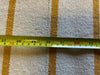 MUSTARD YELLOW STRIPE Heavy Hopsack Furnishing Upholstery Fabric Stripey Bag