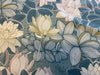 LOTUS BLUE Light Weight Furnishing Cotton Fabric, Cushions, Curtains, Bags Craft Projects