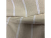 WHITE STRIPE - Heavy Hopsack Furnishing / Upholstery Fabric - Pure Cotton - Ralston Fabrics