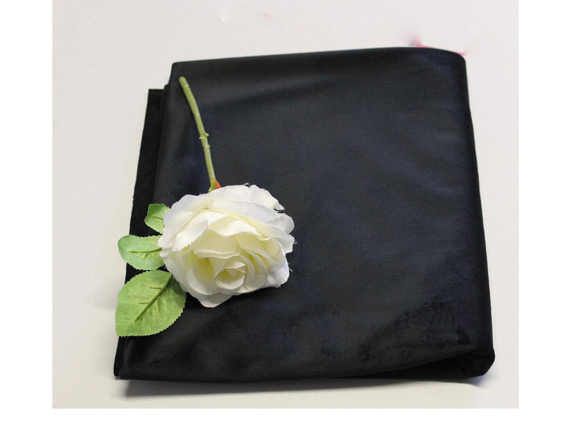 BLACK Velvet for Upholstery and Furnishings 140 cms - 330 gsm Material - Ralston Fabrics