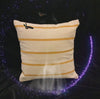 MUSTARD YELLOW STRIPE - Heavy Hopsack Furnishing / Upholstery Fabric -  Stripey Furnishing / Bag Fabric