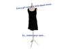 Make your own little black dress, with our Black Jersey Fabric