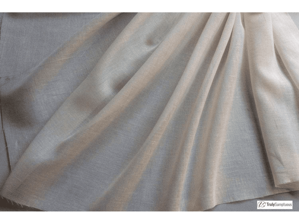 CREAM - Egyptian Draping Muslin: Pure Cotton for curtains and drapes Plain or Fire Retardent - Ralston Fabrics