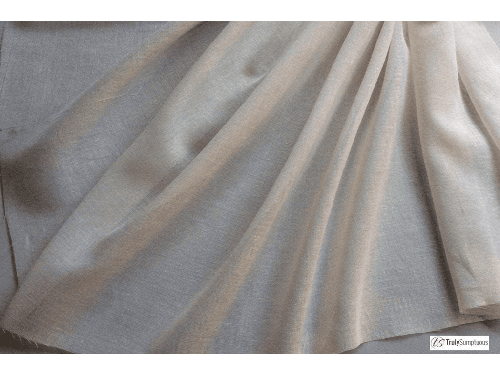 CREAM - Egyptian Draping Muslin: Pure Cotton for curtains and drapes Plain or Fire Retardent - Ralston Fabrics