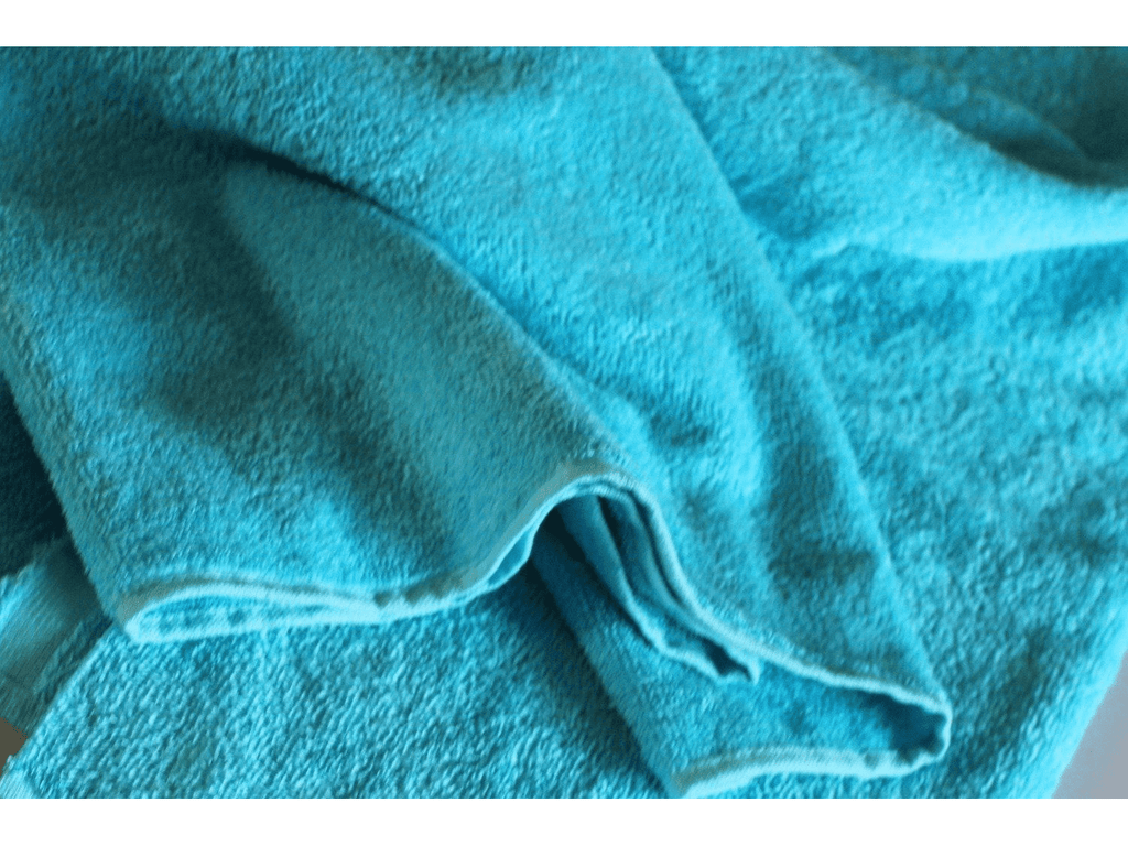 TURQUOISE- Pure Cotton Thick LUXURY TOWELLING Fabric 400gsm - Ralston Fabrics