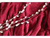 BORDEAUX RED - Pure Cotton Thick LUXURY TOWELLING Fabric 400 gsm - Ralston Fabrics