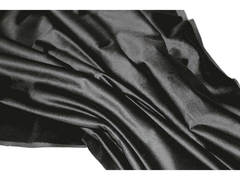 BLACK - Upholstery / Furnishing  velvet - 140  cms - 330 gsm - by Truly Sumptuous - Ralston Fabrics