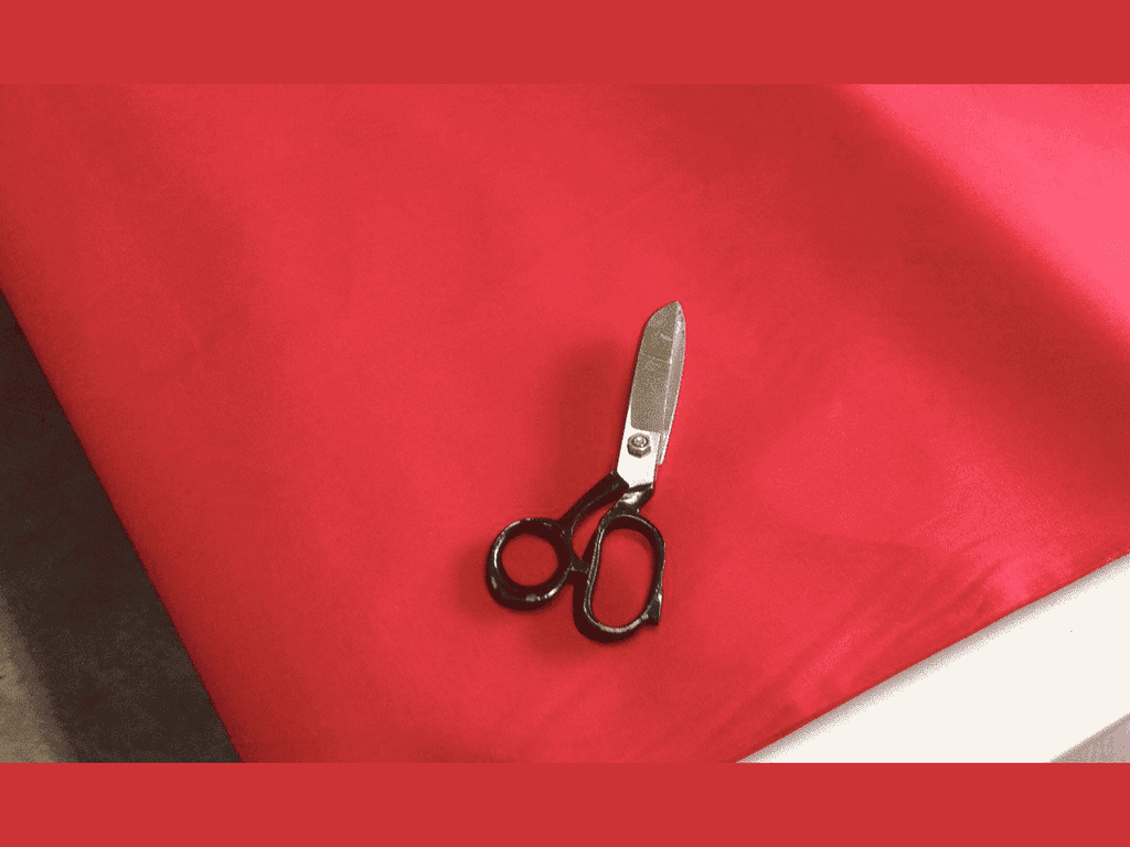 RED Polycotton Sheeting Lining Fabric 240 cms wide 100 gsm