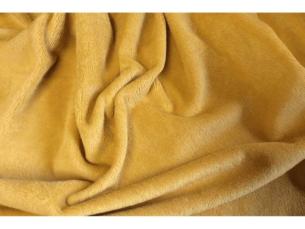 SAFFRON YELLOW   - Luxury Bamboo Towelling by Truly Sumptuous - Ralston Fabrics