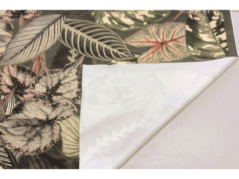 BOTANICAL LEAVES  Pattern Upholstery / Furnishing  velvet - 140  cms - 330 gsm - Ralston Fabrics