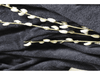 BLACK - Pure Cotton Thick LUXURY TOWELLING Fabric 400 gsm - Ralston Fabrics