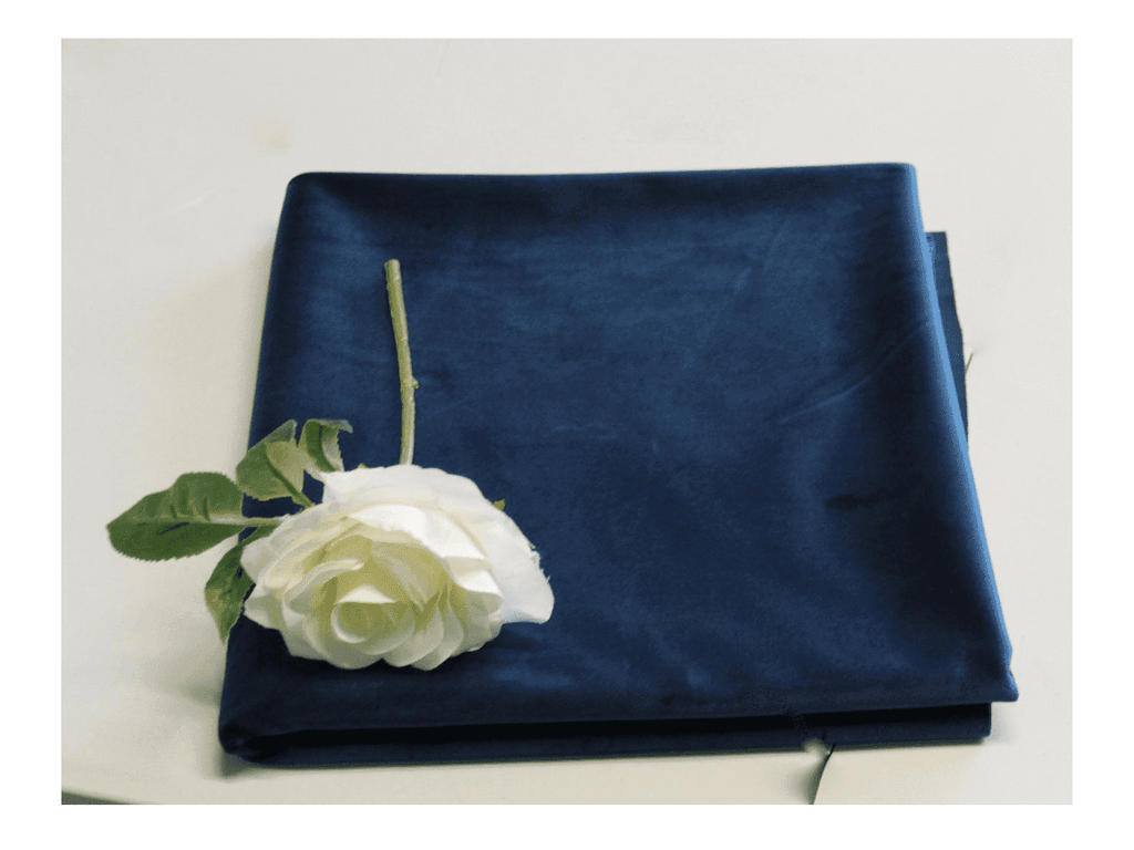MARINE BLUE - Upholstery / Furnishing  velvet - 140  cms - 330 gsm - by Truly Sumptuous - Ralston Fabrics