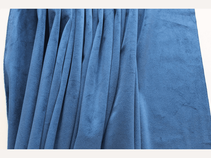 MARINE BLUE - Upholstery / Furnishing  velvet - 140  cms - 330 gsm - by Truly Sumptuous - Ralston Fabrics