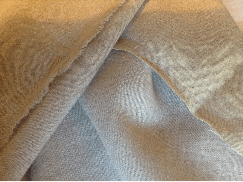 Luxury Natural Colour  Pure Linen Fabric - Superior Quality - Ralston Fabrics