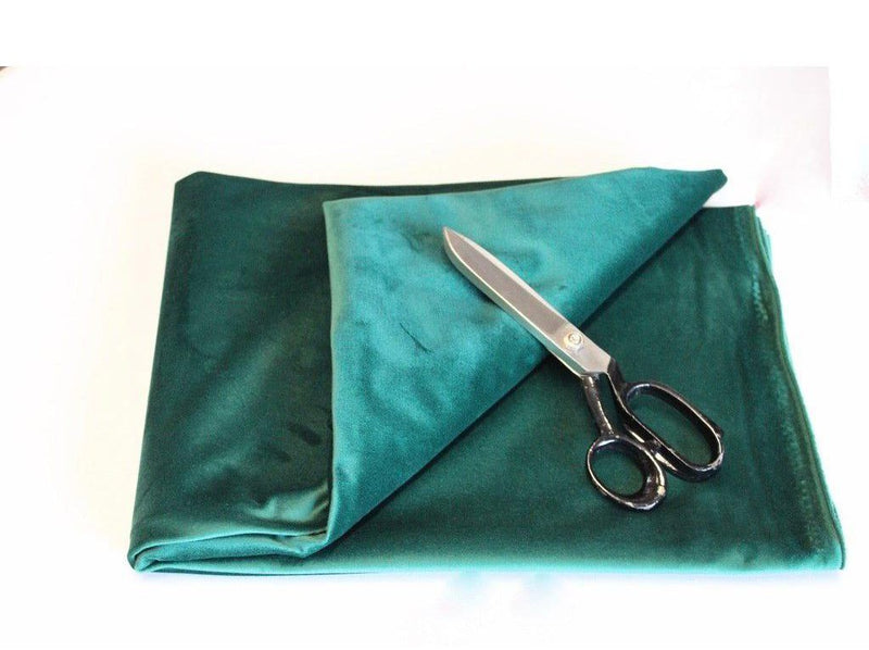 BOTTLE GREEN - Upholstery / Furnishing  velvet - 140  cms - 330 gsm - by Truly Sumptuous - Ralston Fabrics