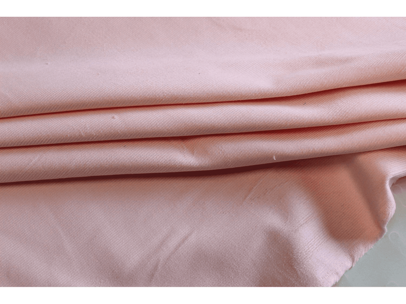 Baby Pink  Colour Cotton Needlecord  Fabric 18 Wale  - 146 cms - CLEARANCE - Ralston Fabrics