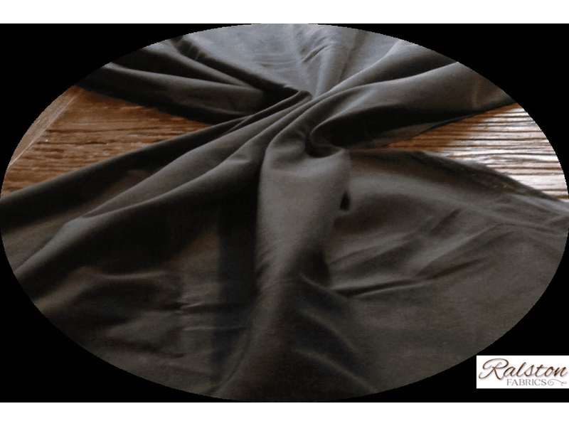 DARK GREY   Cotton Dressmaking Twill Backed Velveteen - Light Weight - Ralston Fabrics