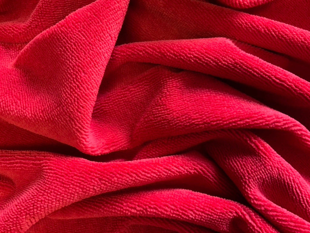 ROUGE  - Luxury Bamboo Towelling by Truly Sumptuous - Ralston Fabrics