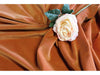 RUST Cotton Dressmaking Velvet / Velveteen - Light Weight - 240  gsm - 112 cms Wide - Ralston Fabrics