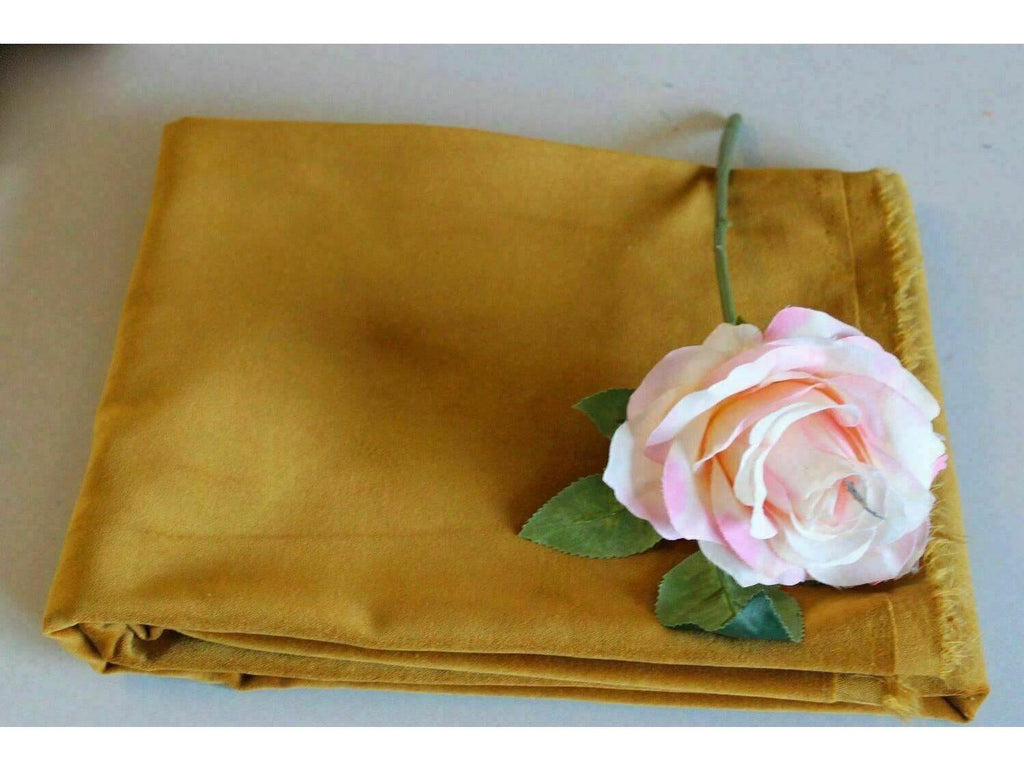 Sunshine Gold Coloured Velvet for Dress Making Skirt Clothes - Material Colour - Ralston Fabrics