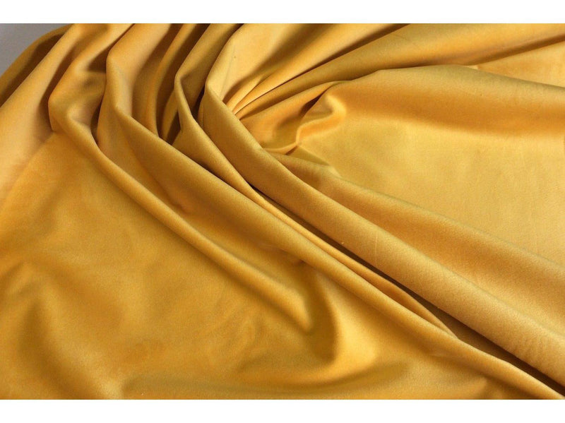 YELLOW  Upholstery / Furnishing  velvet - 140  cms - 330 gsm - by Truly Sumptuous - Ralston Fabrics