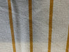 MUSTARD YELLOW STRIPE Heavy Hopsack Furnishing Upholstery Fabric Stripey Bag