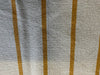 MUSTARD YELLOW STRIPE Heavy Hopsack Furnishing Upholstery Fabric Stripey Bag