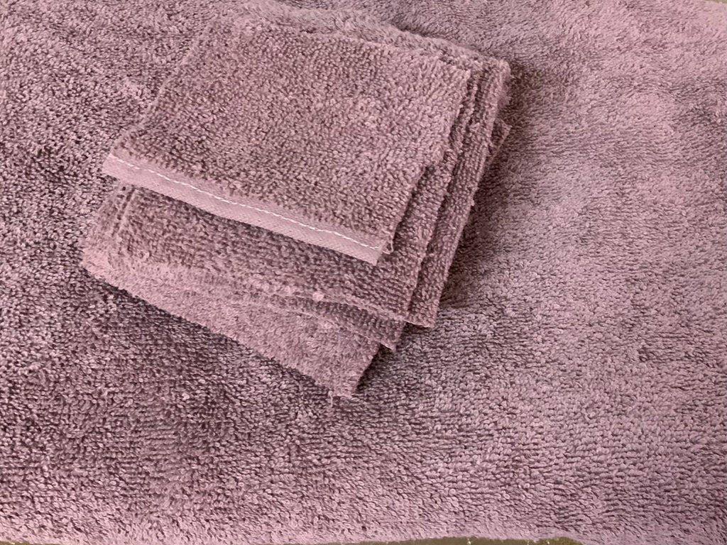 PLUM - Pure Cotton Thick LUXURY TOWELLING Fabric by Truly Sumptuous - Ralston Fabrics