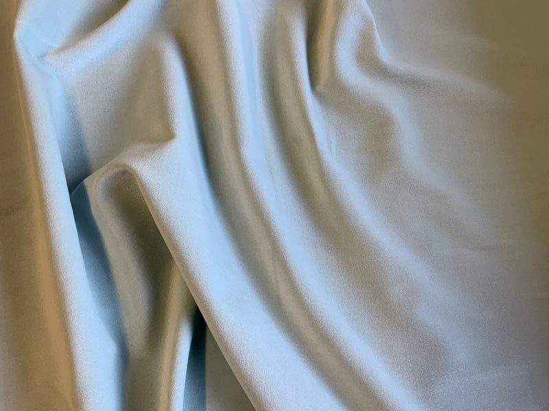 DUCK EGG BLUE Cotton Dressmaking Velvet Fabric - Lightweight