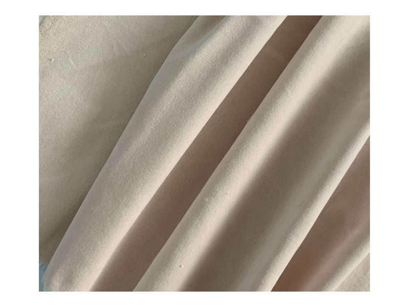 CREAM PINK  Cotton Dressmaking Velvet / Velveteen Fabric - Lightweight-BY Truly Sumptuous - Ralston Fabrics