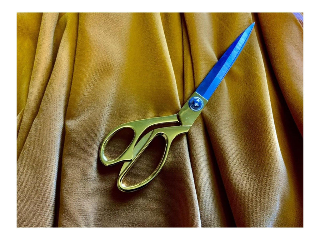 TRIPLE VELVET - GOLD Triple Velvet  Fabric -  Fine and Lightweight - 112 cms - 180 gsm - Ralston Fabrics