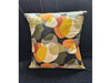 Cushion made from or Olive Retro pattern fabric