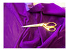 TRIPLE VELVET - PURPLE Triple Velvet  Fabric -  Fine and Lightweight - 112 cms - 180 gsm - Ralston Fabrics