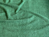 BOTTLE GREEN - Pure Cotton Thick LUXURY TOWELLING Fabric 400 gsm - Ralston Fabrics